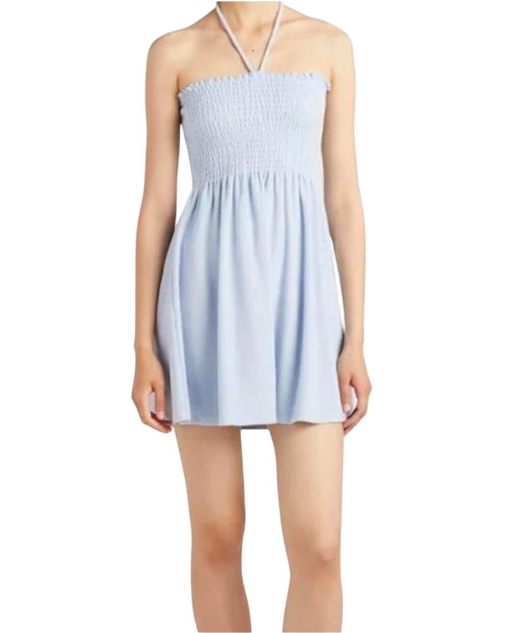 Hill House Home Smocked Light Blue Roxie Nap Dress Size XS